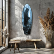 Light Saber Glass Wall Art