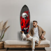 Wild-Haired Genius Mood V2 Glass Wall Art