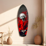 Wild-Haired Genius Mood V2 Glass Wall Art