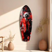Wild-Haired Genius Mood V2 Glass Wall Art