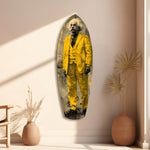 Wild-Haired Genius Standing Glass Wall Art