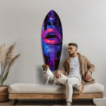 Colorful Lips V3 Glass Wall Art