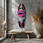 Colorful Lips V4 Glass Wall Art